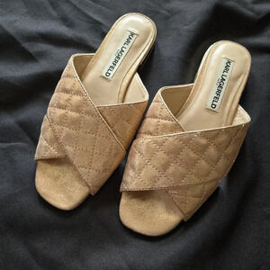 Karl Lagerfeld | Rose Gold Rae Slides Sz 6.5